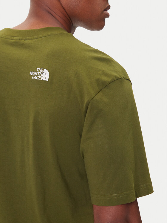 The North Face The North Face Póló Simple Dome NF0A87NR Zöld Oversize