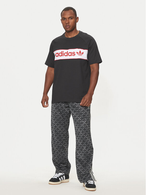 adidas adidas T-krekls Archive IS1404 Melns Regular Fit
