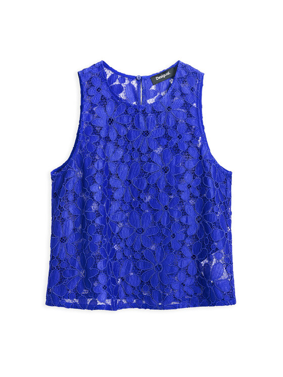 Desigual Desigual Τοπ Tanatos 25SWBW25 Μπλε Slim Fit