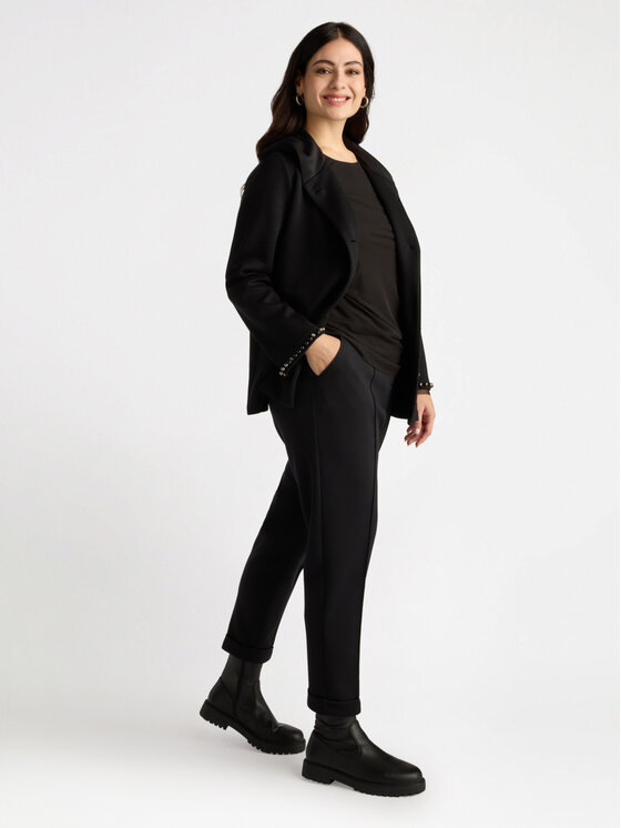 Fiorella Rubino Fiorella Rubino Pantaloni di tessuto P826L002163N033 Nero Regular Fit