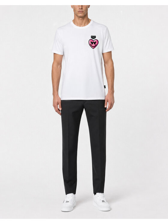 PHILIPP PLEIN PHILIPP PLEIN T-Shirt 31662 Bílá Regular Fit