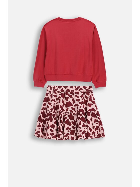 Coccodrillo Coccodrillo Komplet bluza i spódniczka WC6117415XXG-022 Kolorowy Regular Fit