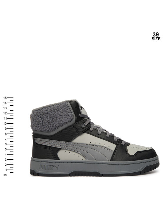 Puma Puma Sneakersy Rebound Slam Mid Cozy Jr 407728 02 Szary