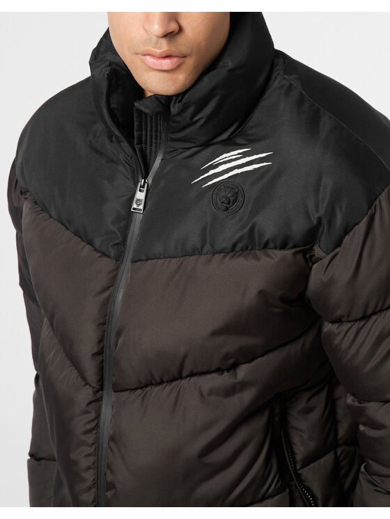 Plein Sport Plein Sport Giubbotto piumino 24023 Nero Regular Fit
