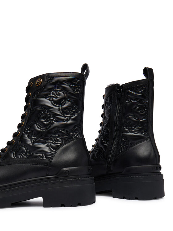 PINKO PINKO Šnurovacia obuv Mia 25 SD0401T047 Čierna