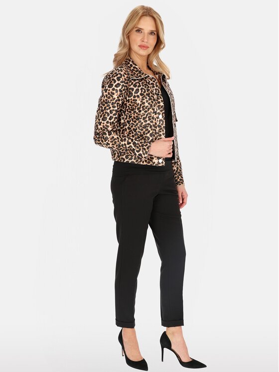 Perso Perso Kurtka damska BLE252669F Beżowy Regular Fit