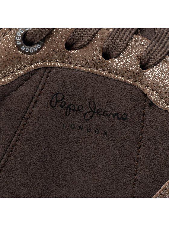 Pepe Jeans Sneakersy Verona W Twin PLS30903 Zlat Modivo.cz