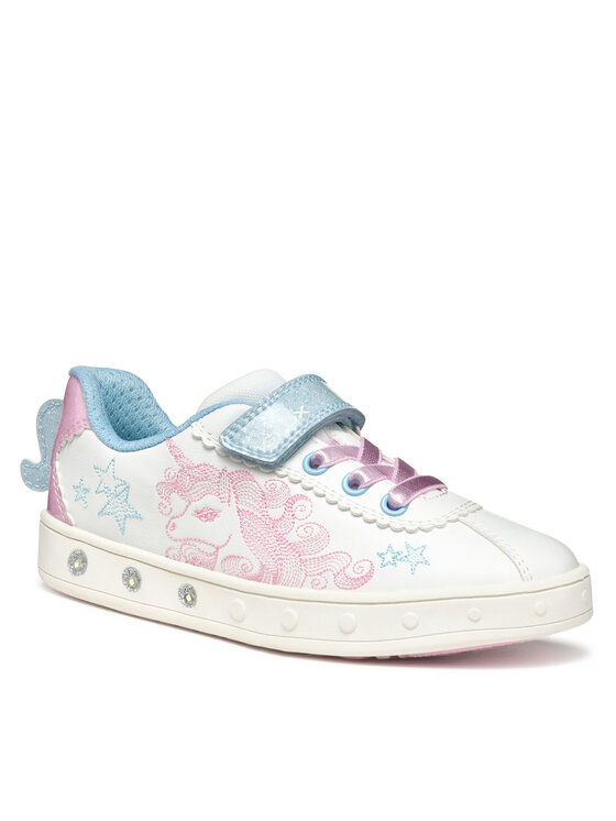 Geox Geox Sneakersy J558WA 0BCKC C0406 D Biały