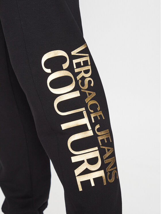 Versace Jeans Couture Versace Jeans Couture Παντελόνι φόρμας 75GAAT01 Μαύρο Regular Fit