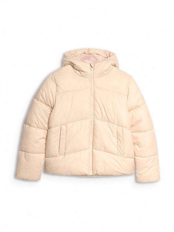 4F 4F Kurtka puchowa OUTERWEAR Beżowy Regular Fit