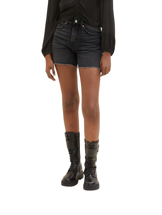 Tom Tailor Denim Tom Tailor Denim Stoffshorts 1035886 Schwarz