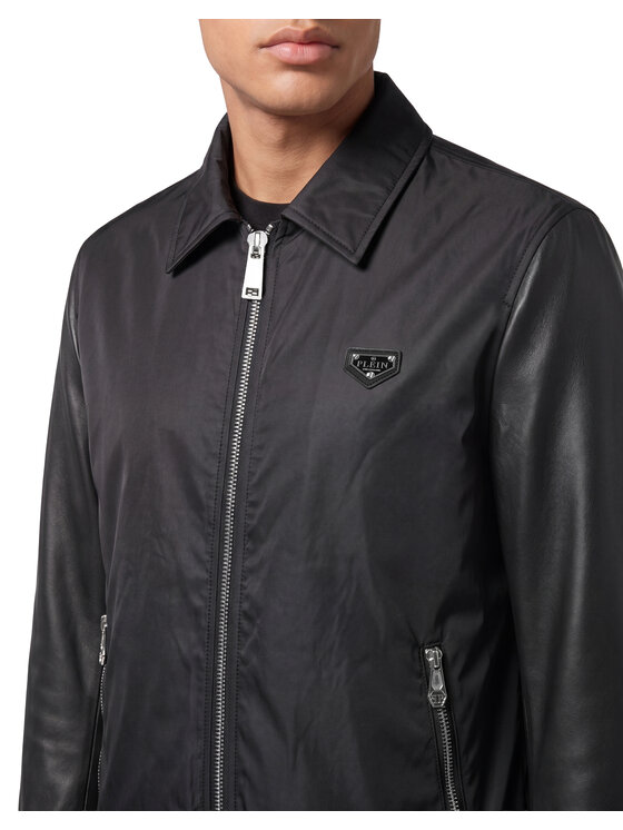 PHILIPP PLEIN PHILIPP PLEIN Bomber 31479 Nero Regular Fit