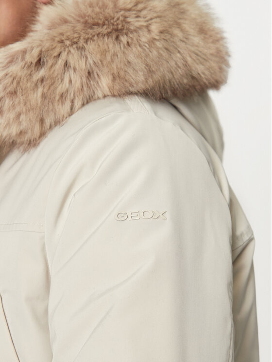 Geox Geox Striukė Sandford M4628F T3148 F1616 Écru Regular Fit