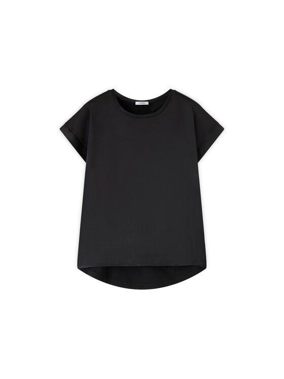 Motivi Motivi T-shirt G063W903694N033 Nero Regular Fit