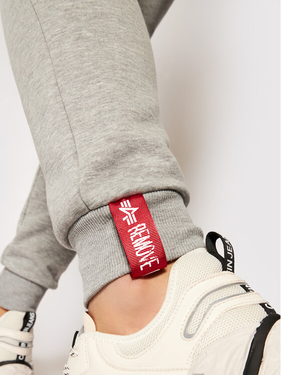 Alpha Industries Alpha Industries Долнище анцуг Basic Jogger 116370 Сив Slim Fit