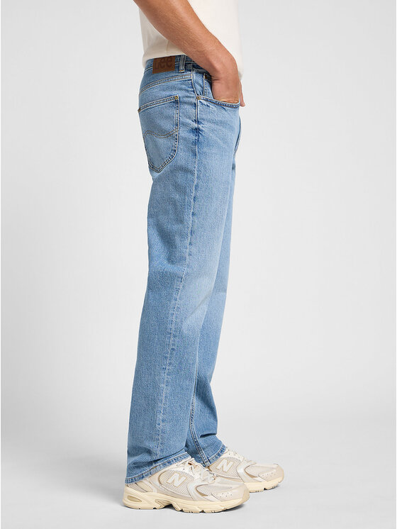 Lee Lee Jeansy BROOKLYN STRAIGHT Niebieski Straight Fit