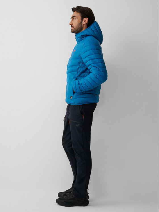 4F 4F Spodnie outdoor TREKKING Czarny Regular Fit