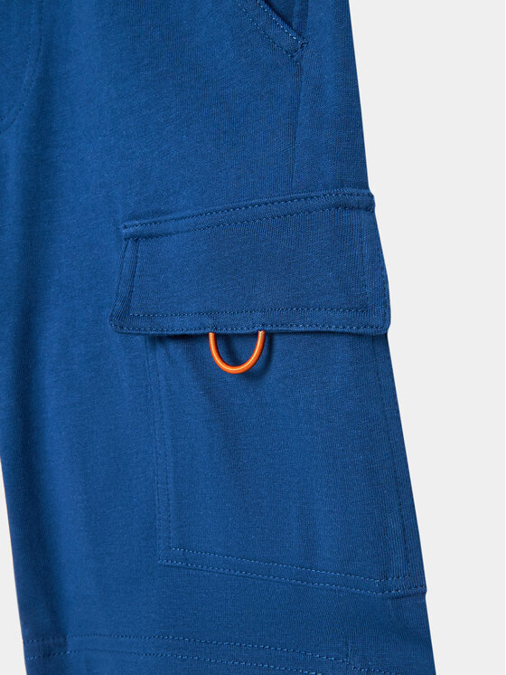 United Colors Of Benetton United Colors Of Benetton Bavlnené šortky 3BL0C901U Modrá Regular Fit