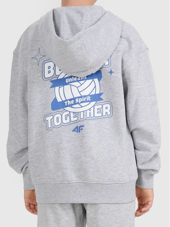 4F 4F Bluza 4FJWSS26TSWSM2326 Szary Active Fit