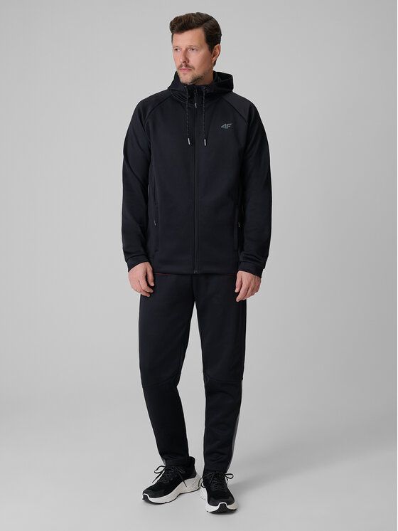 4F 4F Bluza VICTORY PACK Czarny Regular Fit
