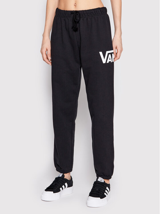 Vans Spodnji del trenirke Take It Easy VN0A7RMT Črna Regular Fit
