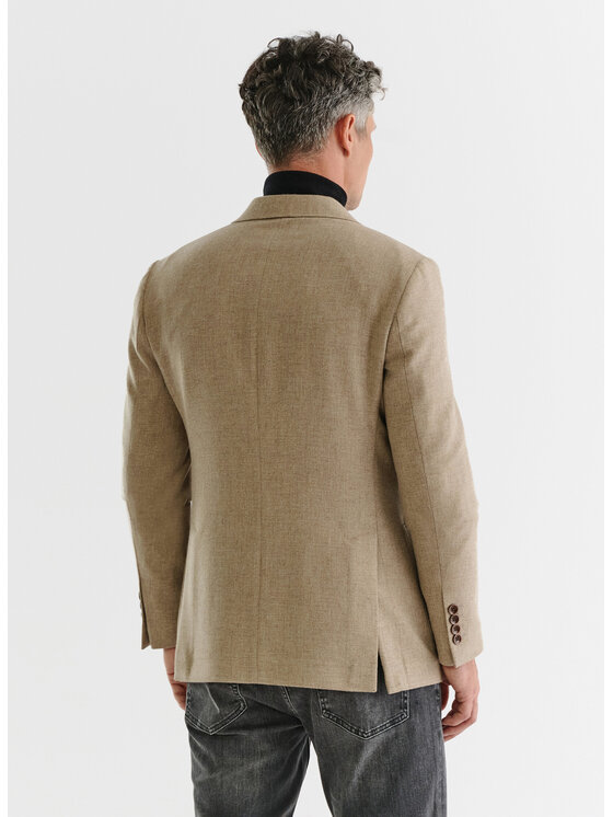 Pako Lorente Pako Lorente Marynarka P22WP-3X-045 Beżowy Slim Fit