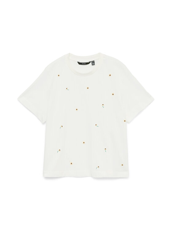 Vero Moda Vero Moda T-Shirt Sola 10341979 Bílá Regular Fit