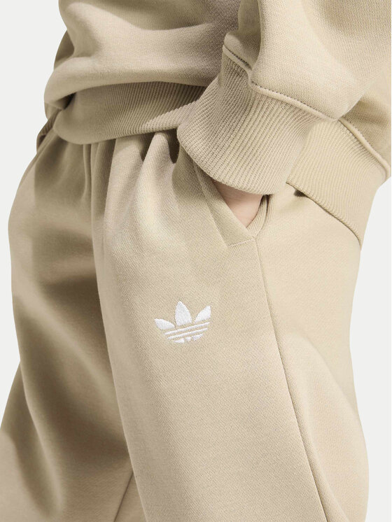 adidas adidas Dres Loose Crew Jogger Set KS1284 Beżowy Regular Fit