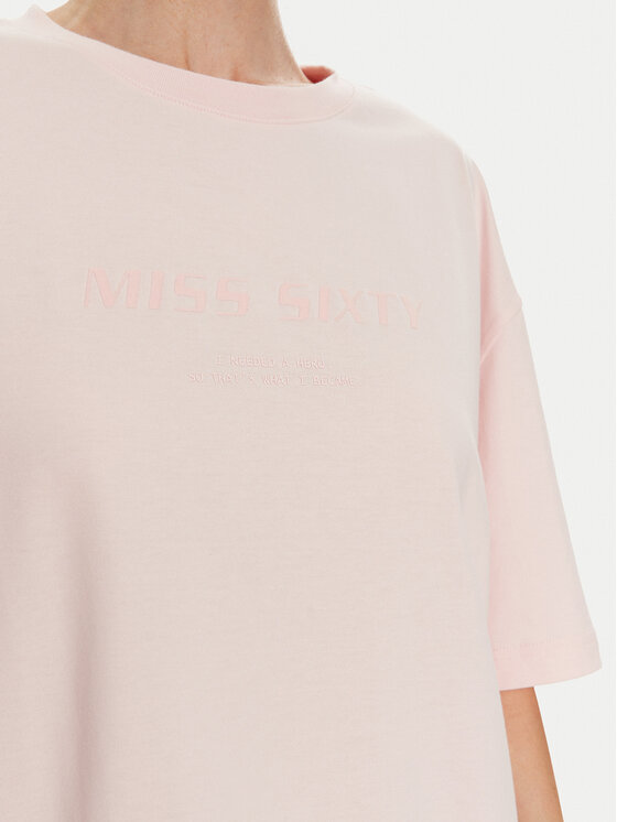Miss Sixty Miss Sixty Póló 6L2SJ2120000 Rózsaszín Regular Fit