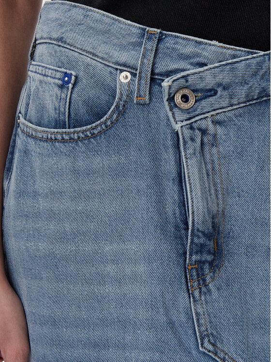 Karl Lagerfeld Jeans Karl Lagerfeld Jeans Fustă de blugi A1W12009 Albastru Regular Fit