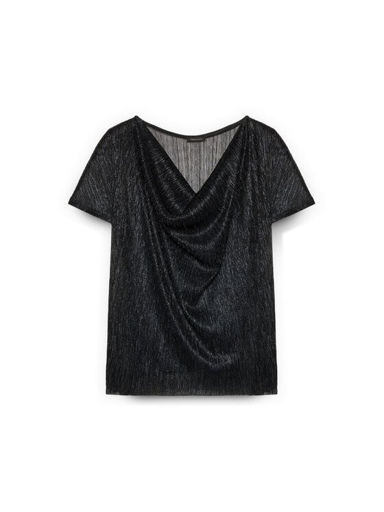 Fiorella Rubino Fiorella Rubino Bluzka G017L009412N034 Niebieski Regular Fit