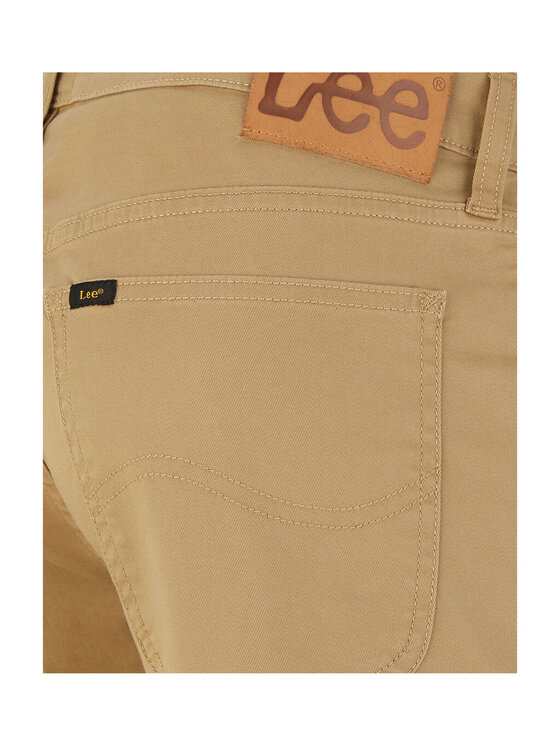 Lee Lee Pantaloni chino DAREN ZIP FLY Beige Regular Fit
