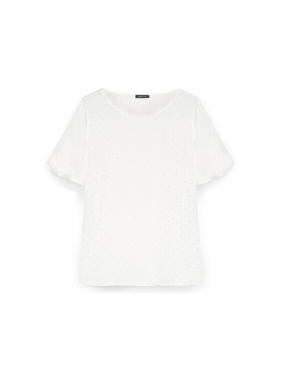 Fiorella Rubino Fiorella Rubino Blusa 2817T002331N011 Bianco Regular Fit