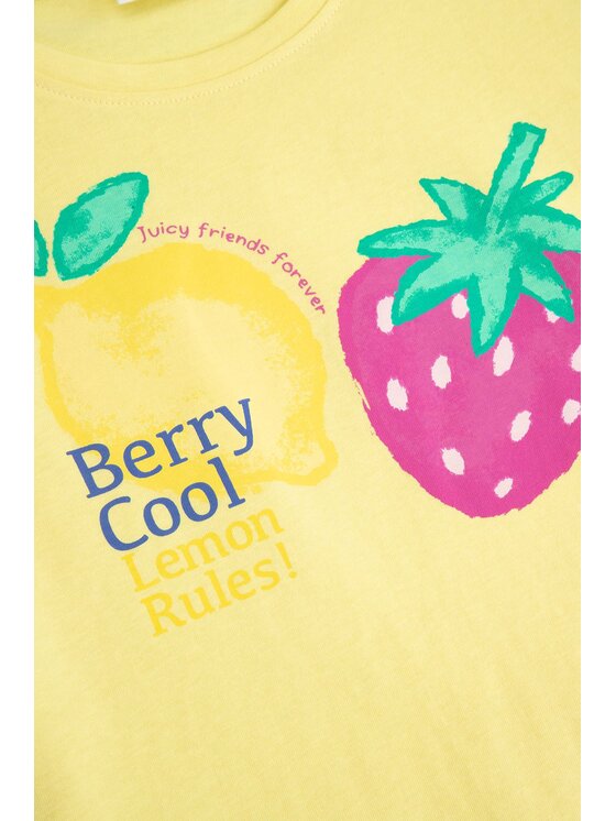 Coccodrillo Coccodrillo T-Shirt WC6143205WGK-004 Żółty Regular Fit