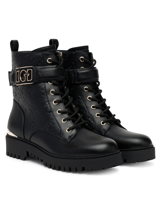 Guess Guess Schnürstiefeletten FLTORA FAL10 Schwarz