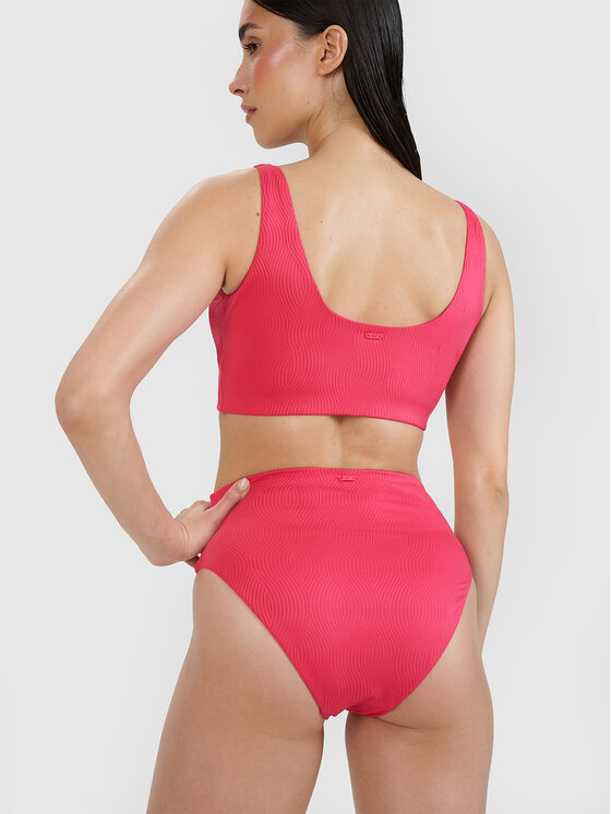 4F 4F Dół od bikini SWIMWEAR MIDSHOP TEXTILE Różowy