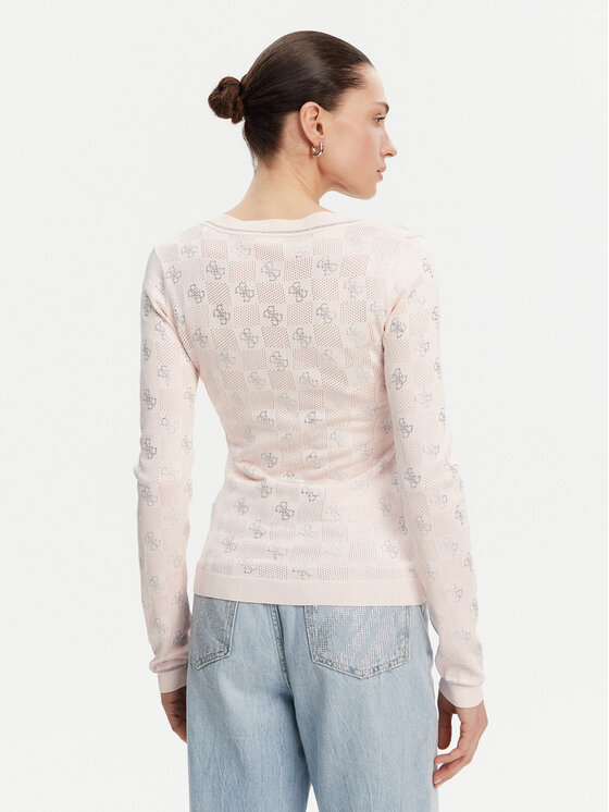 Guess Guess Pullover W5GR07 Z3D60 Rosa Regular Fit