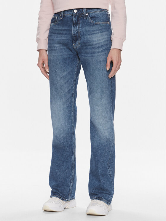 Calvin Klein Jeans Blugi Authentic J20J222454 Albastru Bootcut Fit
