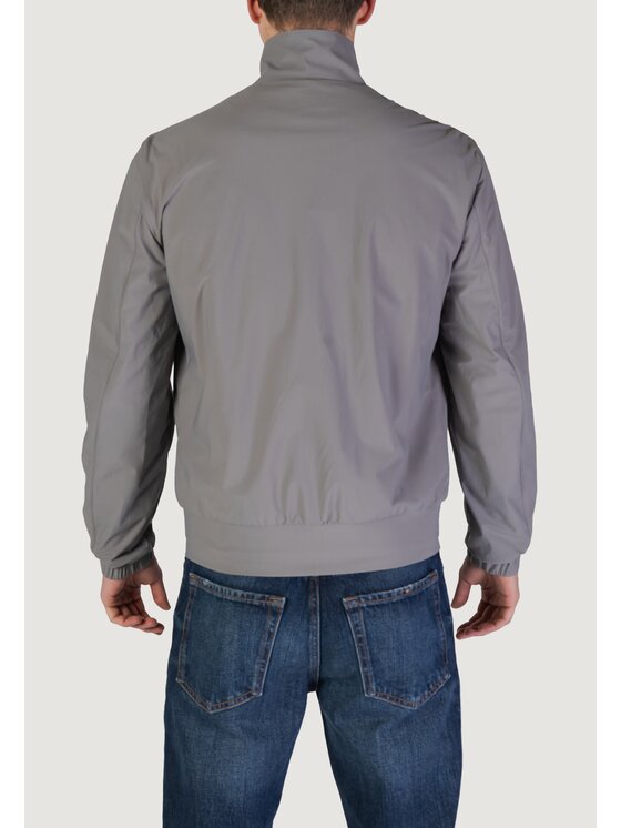 RefrigiWear RefrigiWear Giacca di pelle NY1001F01700 Grigio Regular Fit
