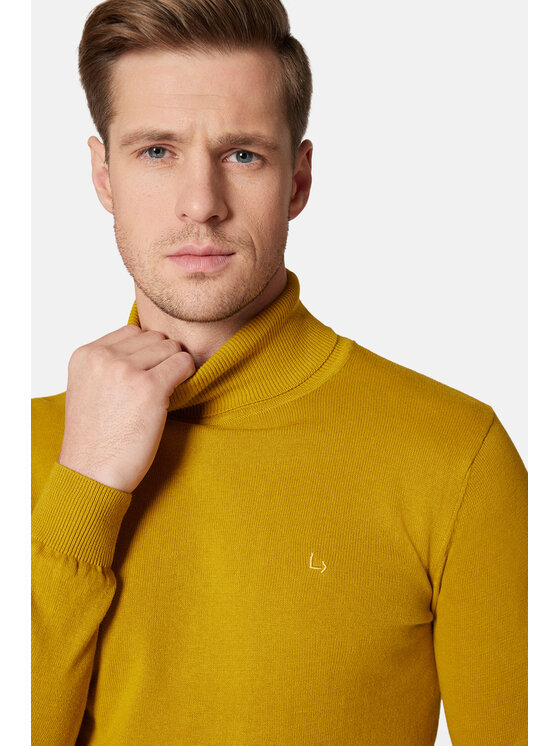 Lancerto Lancerto Golf Jeremiah SW073223000012 Żółty Regular Fit