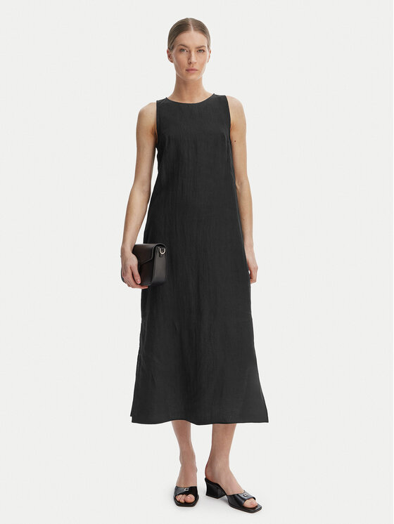 Marella Marella Sommerkleid Velo 2615221352 Schwarz Regular Fit