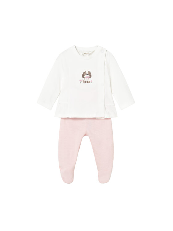 Mayoral Mayoral Completo maglia e ghettine 1593 Rosa Regular Fit