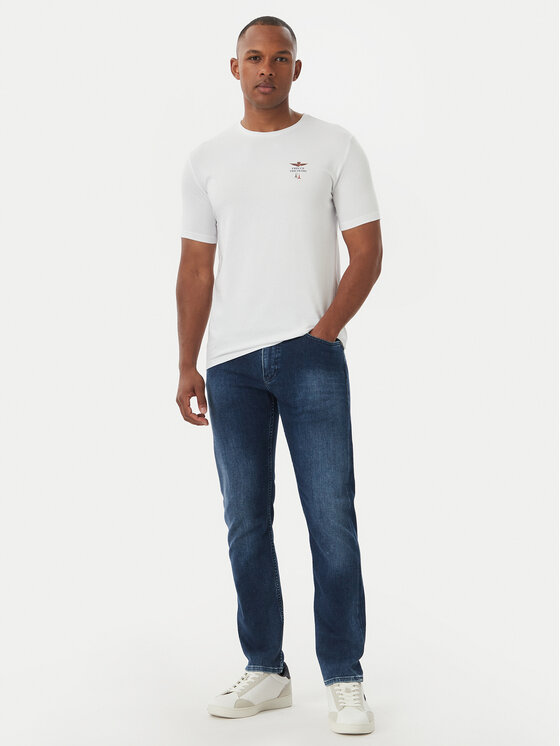 Aeronautica Militare Aeronautica Militare Футболка Girocollo AM1UTI005 Білий Regular Fit