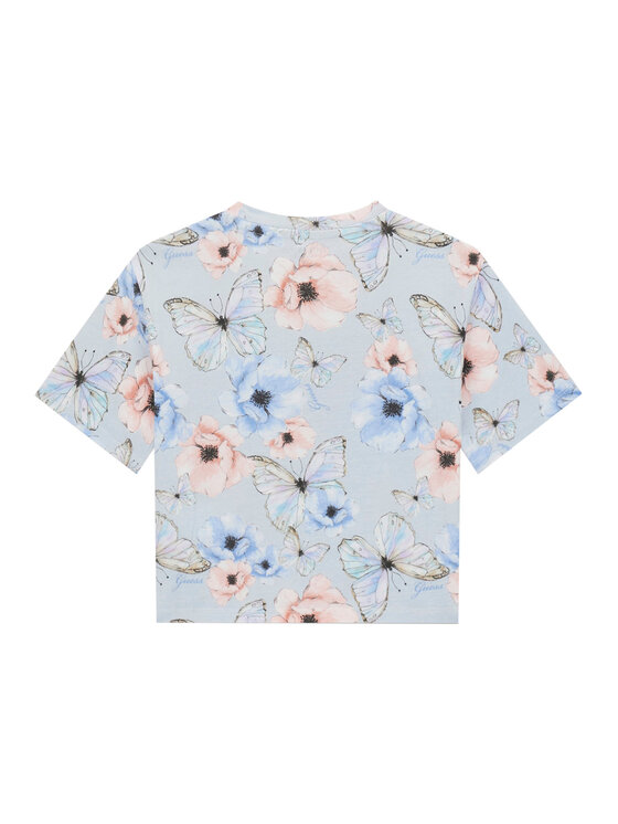 Guess Guess T-Shirt J6RI08 K6YW4 Himmelblau Regular Fit