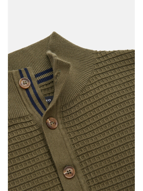 Lancerto Lancerto Sweter Jonathan SW073223000086 Zielony Regular Fit
