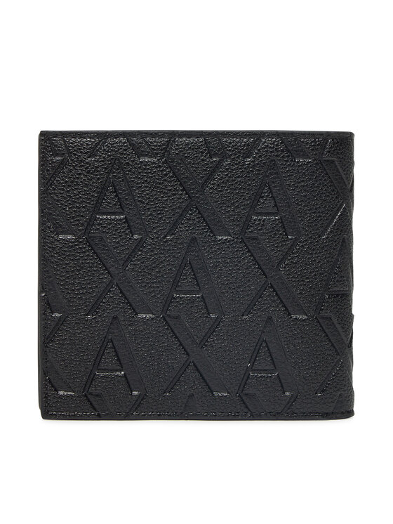 Armani Exchange Armani Exchange Sada peňaženka a puzdro na karty XM001273 AF12133 UC001 Čierna