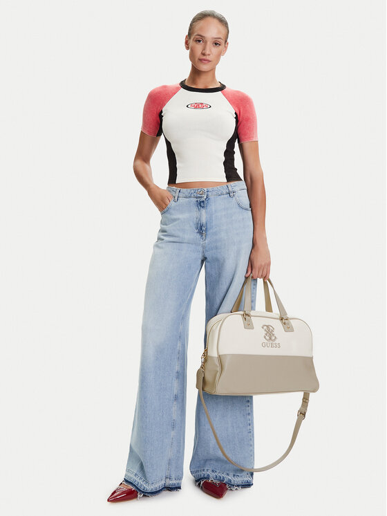 Guess Guess Tasche V5YZ03 WHDW0 Écru