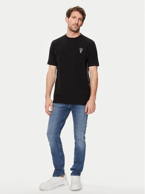 KARL LAGERFELD KARL LAGERFELD T-Shirt 755026 542221 Schwarz Regular Fit