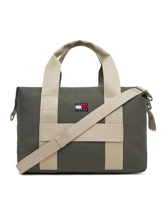 Tommy Jeans Tommy Jeans Torba Tjm Retro Cool Duffle AM0AM13325 Kaki