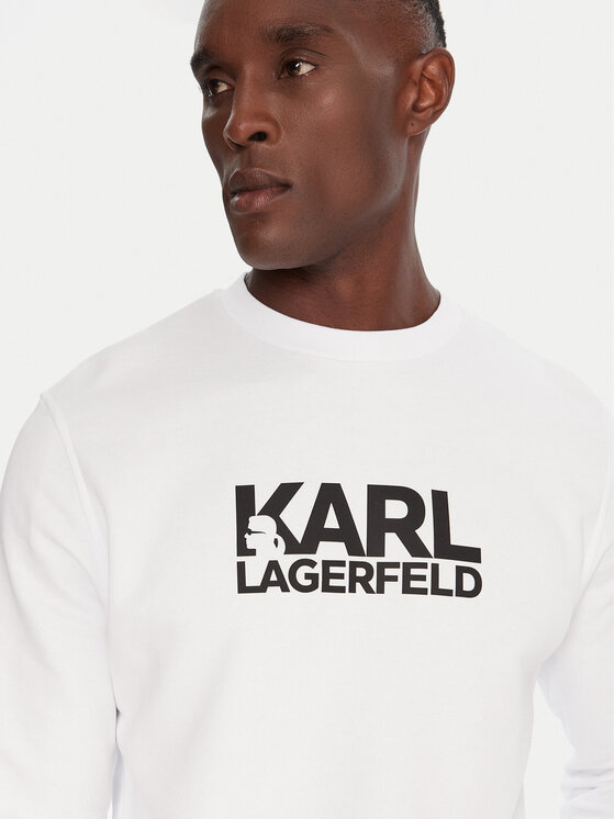 KARL LAGERFELD KARL LAGERFELD Džemperis 705091 554917 Balta Regular Fit